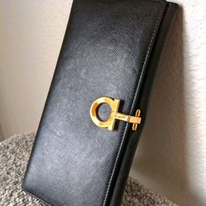 Vintage Salvatore Ferrigamo Leather Ganici Wallet